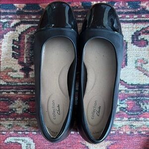 Clarks Women's Black Block Heel